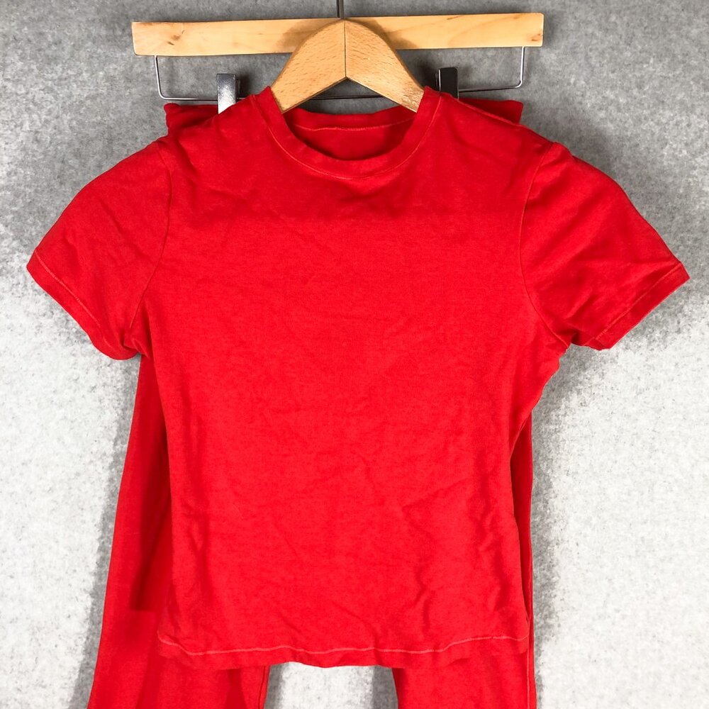 Pumiey Two Piece Red Wide Leg Set Viral Blogger Fav Size Small - Picture 5 of 8